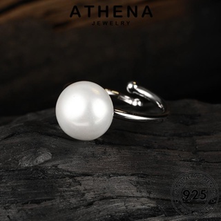 ATHENA JEWELRY เครื่องประดับ ไข่มุก เกาหลี เส้น แฟชั่น Silver เครื่องประดับ แหวน แท้ ต้นฉบับ 925 เงิน ผู้หญิง R20