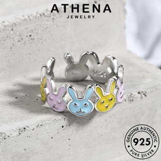 ATHENA JEWELRY 925 แฟชั่น เครื่องประดับ แท้ ผู้หญิง เงิน ต้นฉบับ แหวน กระต่าย เครื่องประดับ Silver เกาหลี R31