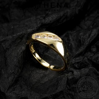 ATHENA JEWELRY โกลด์ เงิน มอยส์ซาไนท์ เครื่องประดับ ต้นฉบับ เครื่องประดับ Silver ไดมอนด์ เกาหลี แท้ ผู้หญิง แหวน 925 แฟชั่น แนวโน้ม R41