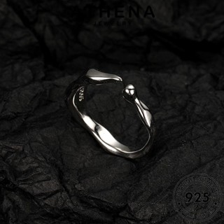 ATHENA JEWELRY ต้นฉบับ เครื่องประดับ แหวน เงิน แท้ Silver เครื่องประดับ ผู้หญิง แฟชั่น 925 เกาหลี คลื่นบุคลิกภาพ R56