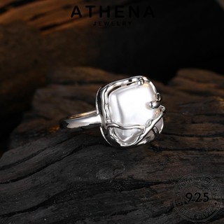 ATHENA JEWELRY ไข่มุก เครื่องประดับ ต้นฉบับ เครื่องประดับ แท้ แฟชั่น แหวน 925 เงิน ผู้หญิง ตารางบุคลิกภาพ เกาหลี Silver R28