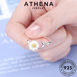 ATHENA JEWELRY Silver แฟชั่น เดซี่ เครื่องประดับ แหวน เงิน เกาหลี เครื่องประดับ ต้นฉบับ แท้ 925 ผู้หญิง R117