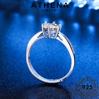 ATHENA JEWELRY มอยส์ซาไนท์ไดมอนด์ สด เครื่องประดับ ต้นฉบับ ผู้หญิง เกาหลี แหวน Silver แฟชั่น 925 เงิน แท้ เครื่องประดับ R71