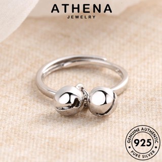 ATHENA JEWELRY ผู้หญิง ต้นฉบับ แท้ เงิน เกาหลี Silver แฟชั่น เครื่องประดับ เครื่องประดับ ระฆัง แหวน 925 R138