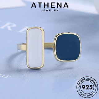 ATHENA JEWELRY เงิน เครื่องประดับ แท้ ต้นฉบับ ทอง เครื่องประดับ แฟชั่น แหวน 925 ผู้หญิง Silver เกาหลี ตารางอารมณ์ R208