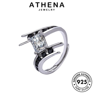 ATHENA JEWELRY แท้ มอยส์ซาไนท์ไดมอนด์ เงิน เกาหลี 925 ความคิดสร้างสรรค์ เครื่องประดับ เครื่องประดับ Silver ต้นฉบับ ผู้หญิง แหวน แฟชั่น R215