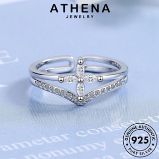 ATHENA JEWELRY แหวน ผู้หญิง ต้นฉบับ ไดมอนด์ โกลด์ เกาหลี แท้ มอยส์ซาไนท์ เงิน Silver แฟชั่น เครื่องประดับ กลีบหวาน 925 เครื่องประดับ R319