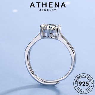 ATHENA JEWELRY Silver แหวน เกาหลี ผู้หญิง แท้ เงิน เครื่องประดับ ต้นฉบับ 925 เครื่องประดับ แฟชั่น R328