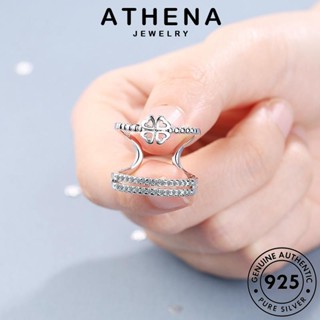 ATHENA JEWELRY แหวน ต้นฉบับ ดอกไม้สด โกลด์ เครื่องประดับ Silver เงิน ผู้หญิง เครื่องประดับ ไดมอนด์ แฟชั่น 925 แท้ เกาหลี มอยส์ซาไนท์ R422