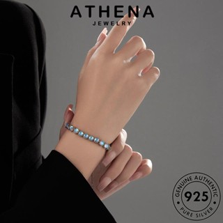 ATHENA JEWELRY เงิน มูนสโตน เครื่องประดับ ผู้หญิง แท้ เครื่องประดับ กำไลข้อมือ เกาหลี Silver กำไล ต้นฉบับ ผู้หญิง แฟชั่น แหวนที่เรียบง่าย 925 B32