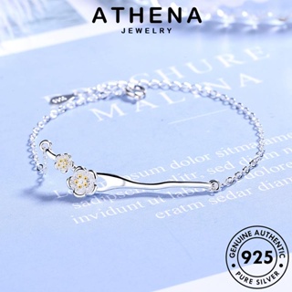 ATHENA JEWELRY กำไล ผู้หญิง แฟชั่น Silver เงิน ผู้หญิง เกาหลี 925 ต้นฉบับ เครื่องประดับ แท้ ซากุระหวาน กำไลข้อมือ เครื่องประดับ B95