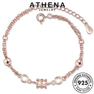 ATHENA JEWELRY ผู้หญิง Silver เอวที่เรียบง่าย เกาหลี ต้นฉบับ กำไล แท้ เครื่องประดับ แฟชั่น 925 ผู้หญิง เครื่องประดับ เงิน ไดมอนด์ มอยส์ซาไนท์ โกลด์ กำไลข้อมือ B122