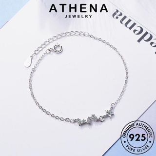 ATHENA JEWELRY 925 เงิน แท้ มอยส์ซาไนท์ไดมอนด์ เครื่องประดับ Silver ต้นฉบับ กำไล กำไลข้อมือ ผู้หญิง เครื่องประดับ ดาวที่เรียบง่าย ผู้หญิง แฟชั่น เกาหลี B56