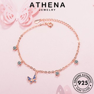 ATHENA JEWELRY ผู้หญิง ต้นฉบับ แฟชั่น ผู้หญิง กำไล ผีเสื้อแสนหวาน มอยส์ซาไนท์ เครื่องประดับ 925 Silver กำไลข้อมือ โกลด์ เกาหลี ไดมอนด์ แท้ เงิน เครื่องประดับ B158