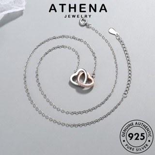 ATHENA JEWELRY เกาหลี มอยส์ซาไนท์ ไดมอนด์ 925 ผู้หญิง สร้อยคอ แท้ Silver แหวนคู่สร้างสรรค์ เงิน เครื่องประดับ โกลด์ แฟชั่น เครื่องประดับ ต้นฉบับ จี้ N22