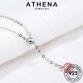 ATHENA JEWELRY สตรอเบอร์รี่คริสตัล เงิน จี้ Silver เครื่องประดับ เกาหลี ต้นฉบับ 925 เครื่องประดับ พู่ง่ายๆ แท้ สร้อยคอ ผู้หญิง แฟชั่น N114