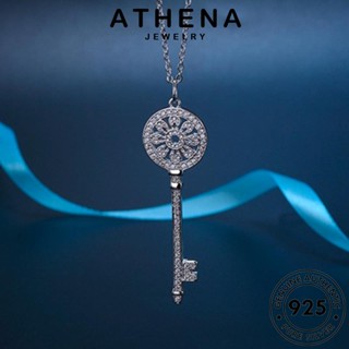 ATHENA JEWELRY เกาหลี ผู้หญิง Silver จี้ 925 เงิน สร้อยคอ มอยส์ซาไนท์ไดมอนด์ ต้นฉบับ เครื่องประดับ แท้ แฟชั่น สำคัญ เครื่องประดับ N156