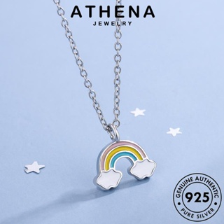 ATHENA JEWELRY เงิน ต้นฉบับ แฟชั่น ฟรุ้งฟริ้ง แท้ 925 Silver เกาหลี เครื่องประดับ ผู้หญิง จี้ สร้อยคอ เครื่องประดับ N157