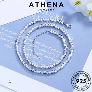 ATHENA JEWELRY เงิน สร้อยคอ แฟชั่น 925 Silver เกาหลี ความรักที่เรียบง่าย แท้ ต้นฉบับ จี้ เครื่องประดับ เครื่องประดับ ผู้หญิง N172