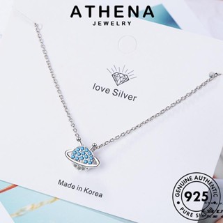 ATHENA JEWELRY สร้อยคอ มอยส์ซาไนท์ไดมอนด์ Silver ผู้หญิง 925 เงิน เครื่องประดับ เครื่องประดับ เกาหลี ต้นฉบับ จี้ ท้องฟ้าเต็มไปด้วยดวงดาวแฟชั่น แท้ แฟชั่น N197