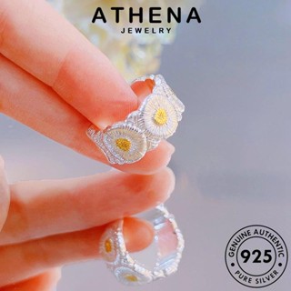 ATHENA JEWELRY เงิน ต้นฉบับ Silver เครื่องประดับ แท้ แฟชั่น เครื่องประดับ ผู้หญิง เดซี่น้อย แหวน เกาหลี 925 R2610