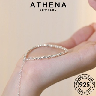 ATHENA JEWELRY ผู้หญิง แฟชั่น กำไลข้อมือ ต้นฉบับ เกาหลี 925 เงินหักง่าย ไม่กี่ตำลึง กำไล Silver แท้ เครื่องประดับ ผู้หญิง ๆ เงิน เครื่องประดับ B648