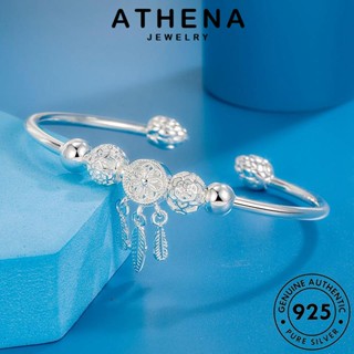 ATHENA JEWELRY เกาหลี ผู้หญิง กำไล เครื่องประดับ 925 พู่แฟชั่น กำไลข้อมือ ต้นฉบับ แฟชั่น แท้ ผู้หญิง เงิน Silver เครื่องประดับ B650