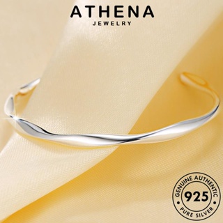 ATHENA JEWELRY กำไลข้อมือ เครื่องประดับ Silver กำไล แฟชั่น เครื่องประดับ ที่เรียบง่าย ต้นฉบับ 925 แท้ ผู้หญิง เงิน เกาหลี ผู้หญิง B652