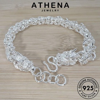 ATHENA JEWELRY กำไลข้อมือ ผู้หญิง ผู้หญิง Silver 925 ผู้นำแฟชั่น เครื่องประดับ เงิน กำไล ต้นฉบับ เกาหลี เครื่องประดับ แฟชั่น แท้ B655