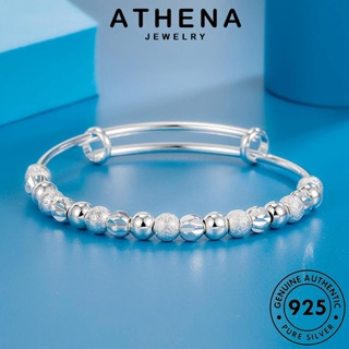 ATHENA JEWELRY เกาหลี แท้ ทอง ผู้หญิง เครื่องประดับ เงิน ลูกปัดทรายแฟชั่น เครื่องประดับ แฟชั่น ต้นฉบับ ผู้หญิง กำไลข้อมือ 925 กำไล Silver B656