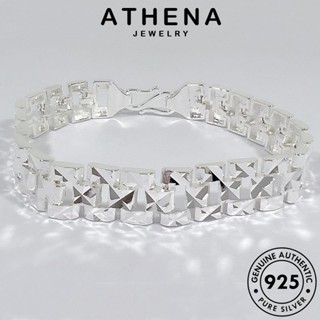 ATHENA JEWELRY เครื่องประดับ ทอง รถตาหมากรุก แท้ เงิน Silver เครื่องประดับ กำไลข้อมือ กำไล ผู้หญิง แฟชั่น ผู้หญิง เกาหลี ต้นฉบับ 925 B671