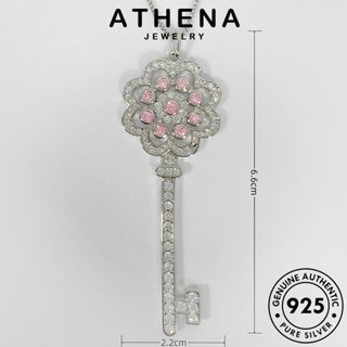 ATHENA JEWELRY 925 เงิน จี้ ต้นฉบับ แท้ ผู้หญิง มอยส์ซาไนท์ไดมอนด์ Silver เกาหลี เครื่องประดับ แฟชั่น เครื่องประดับ กุญแจแฟชั่น สร้อยคอ N1091