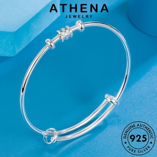 ATHENA JEWELRY Silver เงิน เครื่องประดับ เอวที่สวยงาม ต้นฉบับ กำไลข้อมือ แฟชั่น 925 เกาหลี ผู้หญิง แท้ ผู้หญิง กำไล เครื่องประดับ B688