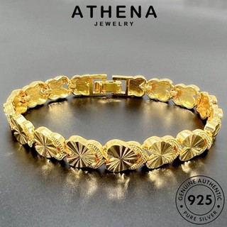 ATHENA JEWELRY เกาหลี ผู้หญิง ทอง ผู้หญิง รักแฟชั่น เงิน แท้ Silver กำไล ต้นฉบับ เครื่องประดับ แฟชั่น กำไลข้อมือ เครื่องประดับ 925 B689