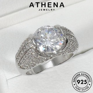 ATHENA JEWELRY แท้ หรูหรา เกาหลี ผู้หญิง โกลด์ Silver แหวน ต้นฉบับ ไดมอนด์ เครื่องประดับ มอยส์ซาไนท์ 925 เครื่องประดับ เงิน แฟชั่น R1702