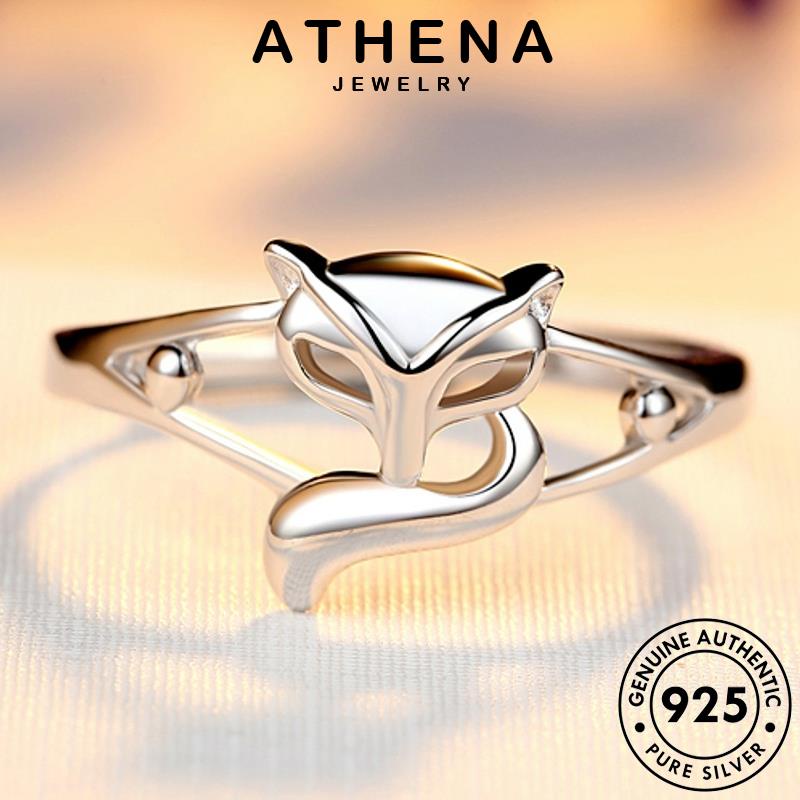 Athena JEWELRY แหวนเงิน 925 รูปสุนัขจิ้งจอก สําหรับผู้หญิง R1734-TH