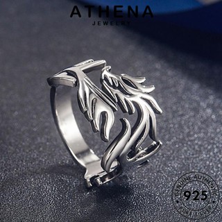 ATHENA JEWELRY เครื่องประดับ แท้ Silver เกาหลี เงิน 925 แฟชั่น ต้นฉบับ เครื่องประดับ แหวน ผู้ชาย ลายมังกรวินเทจ R1801