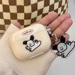 เคสหูฟังบลูทูธไร้สาย แบบนิ่ม ลายลูกสุนัข สําหรับ Airpods 1 2 3