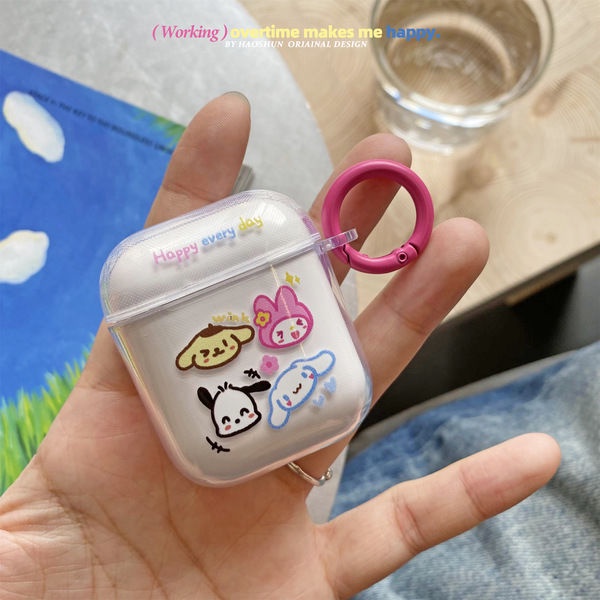 การ์ตูนน่ารักเหมาะสําหรับ Lenovo LP40 เคสหูฟังซิลิโคนนุ่ม lp40PRO/Lenovo XT95Pro เคสหูฟัง