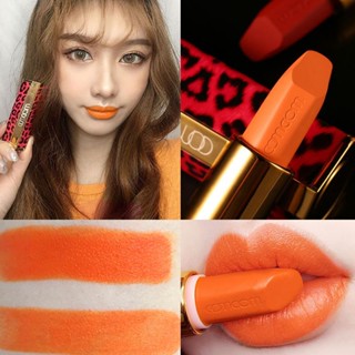 ลิปสติก Hyuna Same Style Vitality Orange Color Series Vitality Orange Color Non-Fading Orange Red Orange Red Po Color ของแท้ สีส้ม