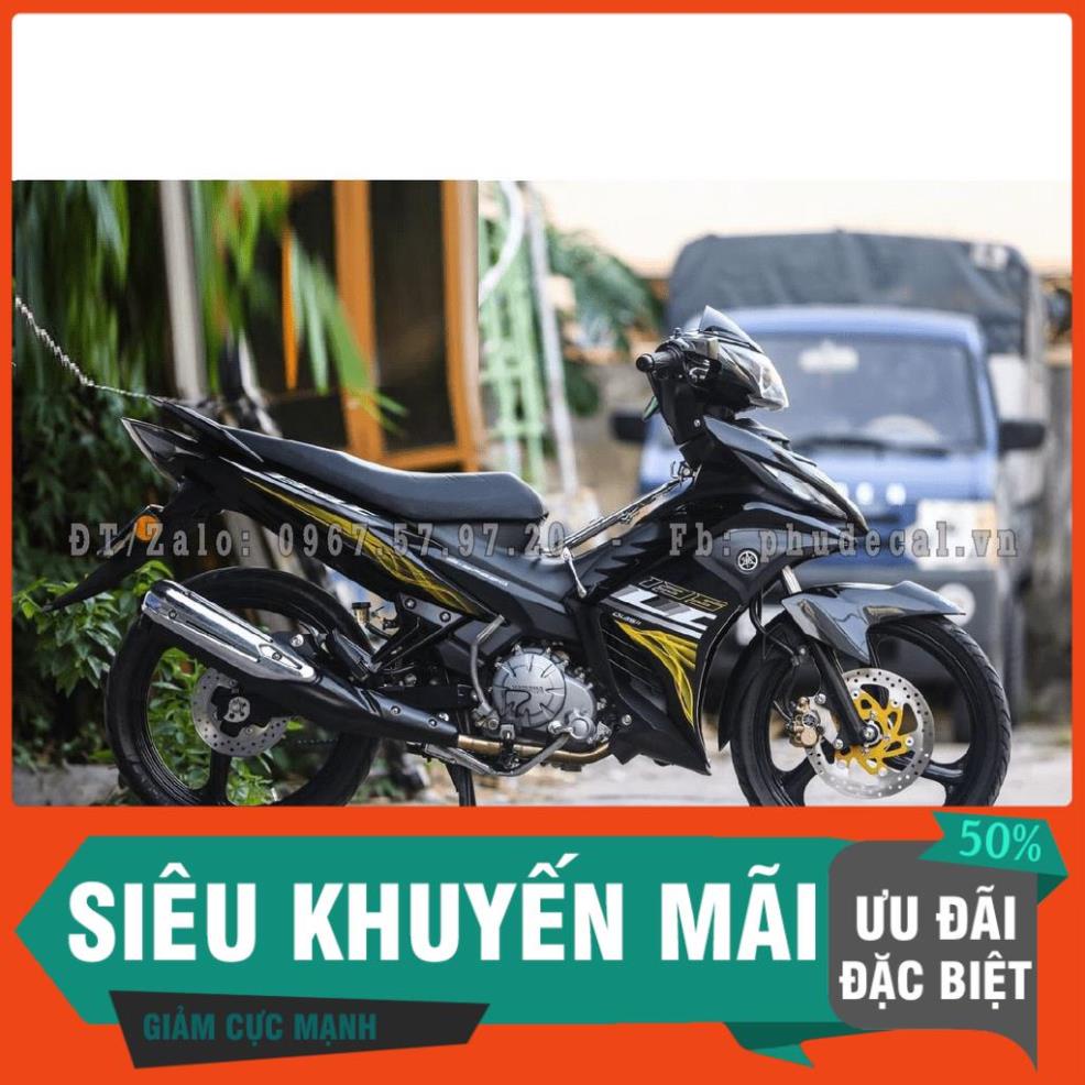 สติ๊กเกอร์ถอดได้สําหรับ exciter 135 Lc black gold v7