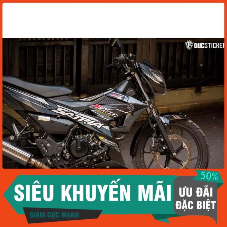 Satria Black และ Cement Grey สติ๊กเกอร์ถอดได้