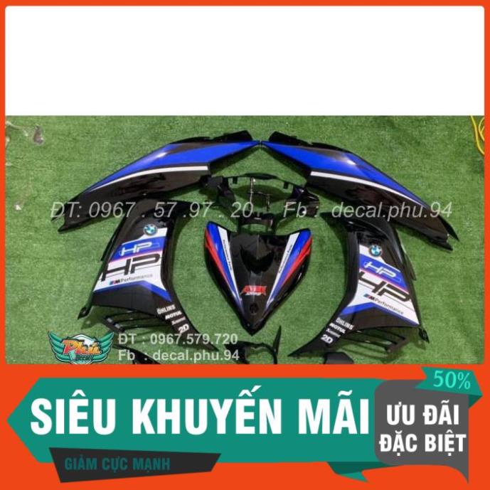 สติ๊กเกอร์ติดรถ Exciter 135 HP5 แบบถอดได้