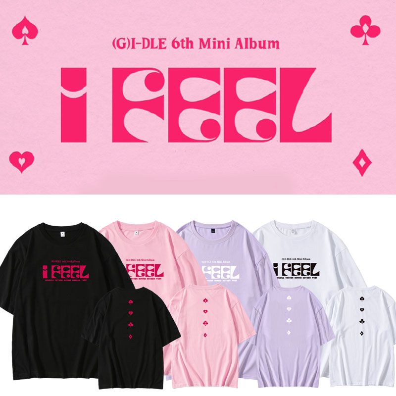 เสื้อยืด (G)I-DLE (G-IDLE) - I Feel (Queencard)