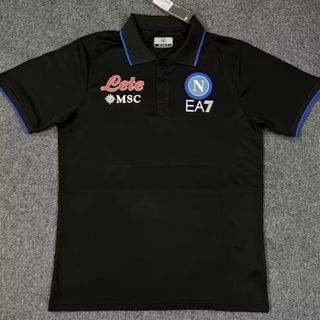 เสื้อโปโลแขนสั้น ลายทีมชาติฟุตบอล Naples 2023 24 ชุดเยือน