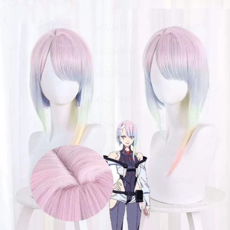 [มีจําหน่าย] วิกผม/วิกผม Lucyna Kushinada (Lucy) - Cyberpunk: Edgerunners Douma [Miu Cosplay 03]