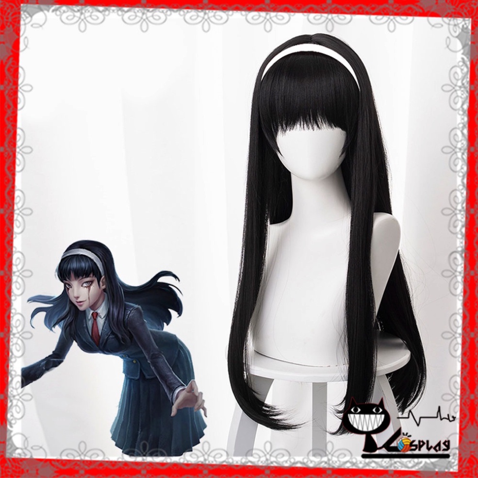 [มีจําหน่าย] Dream Witch skin Tomie - วิกผมคอสเพลย์ Identity V/วิกผมสีดํา [Miu Cosplay 03]