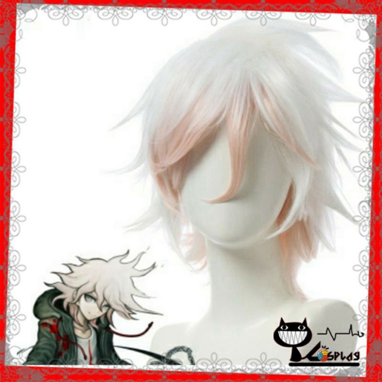 [มีจําหน่าย] Naib skin Nagito Komaeda คอสเพลย์วิกผม/วิกผม - Danganronpa/Identity V [Miu Cosplay 03]