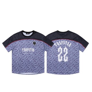 พร้อมส่ง เสื้อยืดแขนสั้น ลายทีมชาติฟุตบอล Trapstar Monogram ไล่โทนสี