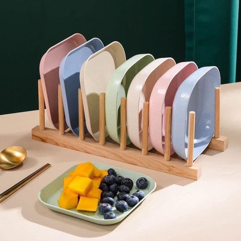 SET 8 รุ่นใหม่ BARRY PLATE SWEET PASTEL COLOR TONE /COMBO 8C BARRY PLATE